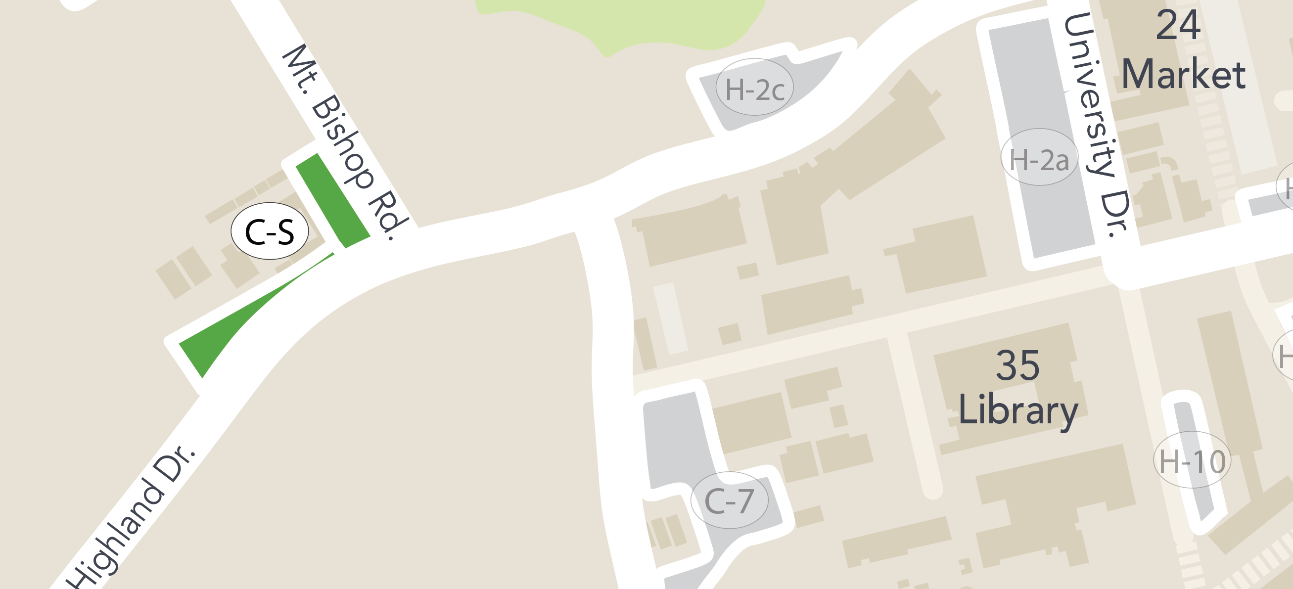 parking Lot Crops map